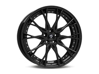 MbDESIGN KV3.2 10.5x21 ET 40 5x120 Stern und Bett Schwarz glänzend lackiert
