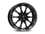MbDESIGN KV3.2 9x21 ET 28 5x120 Stern Schwarz glänzend lackiert Bett Grau matt lackiert