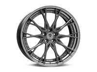 MbDESIGN KV3.2 10.5x21 ET 25 5x110 Stern Grau matt lackiert Bett Glanzschwarz poliert