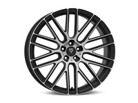 MbDESIGN KV4 7.5x18 ET 30 5x112 Schwarz matt lackiert Front poliert