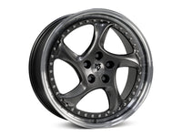 MbDESIGN TURBO S 9x19 ET 42 5x108 Grau glänzend lackiert Außenbett poliert