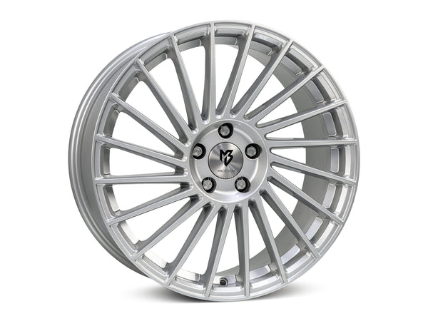 MbDESIGN VR3 7.5x18 ET 45 5x114.3 Lichtsilber glänzend lackiert
