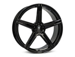 MbDESIGN KV1S 9.5x20 ET 51 5x112 Schwarz glänzend lackiert