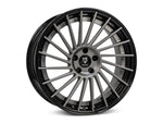 MbDESIGN VR3.2 10.5x21 ET 35 5x112 Stern Grau matt Bett Glanzschwarz lackiert