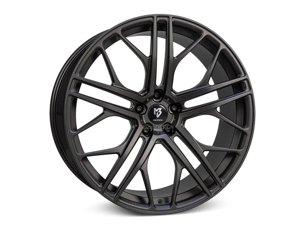 MbDESIGN SF1 10x24 ET 35 5x108 Schwarz stumpfmatt gepulvert