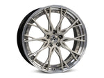 MbDESIGN KV3.2 10.5x21 ET 25 5x110 Stern Champagner glänzend lackiert Bett Schwarz glänzend poliert