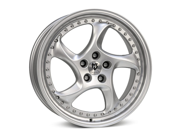 MbDESIGN TURBO S 9.5x19 ET 40 5x112 Lichtsilber glänzend lackiert