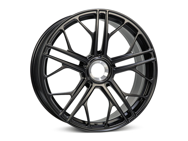 MbDESIGN SF1 12x22 ET 65 ZV Schwarz seidenmatt lackiert