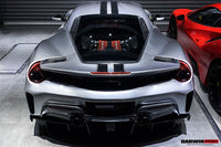 DarwinPRO 2015-2020 Ferrari 488 GTB Pista Style Rear Bumper & Wing