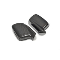 Pair of Carbon Fiber Car Mirror Covers for BMW 3Series E46 7Series E66(Fits: E66 E46 )