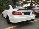 Mercedes Benz E-Class W212 4Dr Sedan V Style Carbon Fiber Trunk Spoiler 10-15
