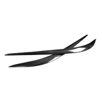 Alfa Romeo Giulia Real Dry Carbon Fiber Headlight Eyebrows Lamp Eyelids
