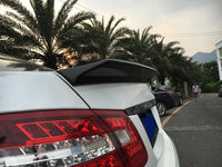 Mercedes Benz E-Class W212 4Dr Sedan V Style Carbon Fiber Trunk Spoiler 10-15