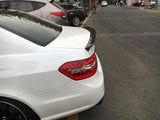 Mercedes Benz E-Class W212 4Dr Sedan V Style Carbon Fiber Trunk Spoiler 10-15