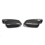 Pair of Carbon Fiber Car Mirror Covers for BMW 3Series E46 7Series E66(Fits: E66 E46 )