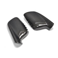 Pair of Carbon Fiber Car Mirror Covers for BMW 3Series E46 7Series E66(Fits: E66 E46 )