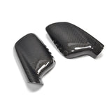 Pair of Carbon Fiber Car Mirror Covers for BMW 3Series E46 7Series E66(Fits: E66 E46 )