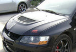 Mitsubishi EVO8/9 Einloch-Kohlefaserhaube
