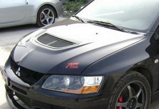 Mitsubishi EVO8/9 Einloch-Kohlefaserhaube