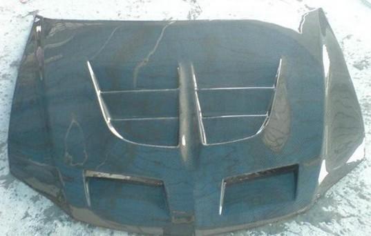 Mitsubishi EVO EVO8/9 TS style B style carbon fiber hood