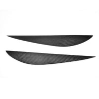 Sourcils de phare en carbone pur pour Porsche Macan Base/Turbo Sport Utility 4 portes 14-18