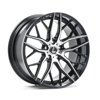 LENSO CQA 8.5x19ET42 5x114.3 GLOSS BLACK & POLISHED
