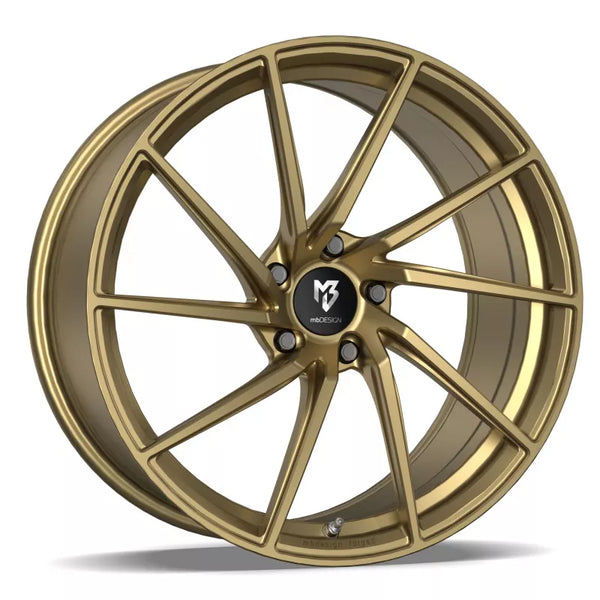 MbDESIGN SF2 9x19 ET 42 5x112 Gold matt lackiert