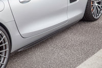 MERCEDES AMG GT / AMG GTS C190 | SIDE SKIRTS WITH CARBON TOP LAYER