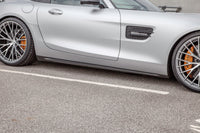 MERCEDES AMG GT / AMG GTS C190 | SIDE SKIRTS WITH CARBON TOP LAYER