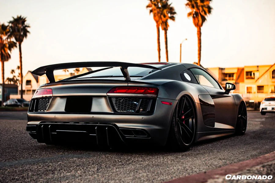 Darwin Pro Audi R8 Coupe/Spyder VRS Style Carbon Fiber Rear Diffuser ...